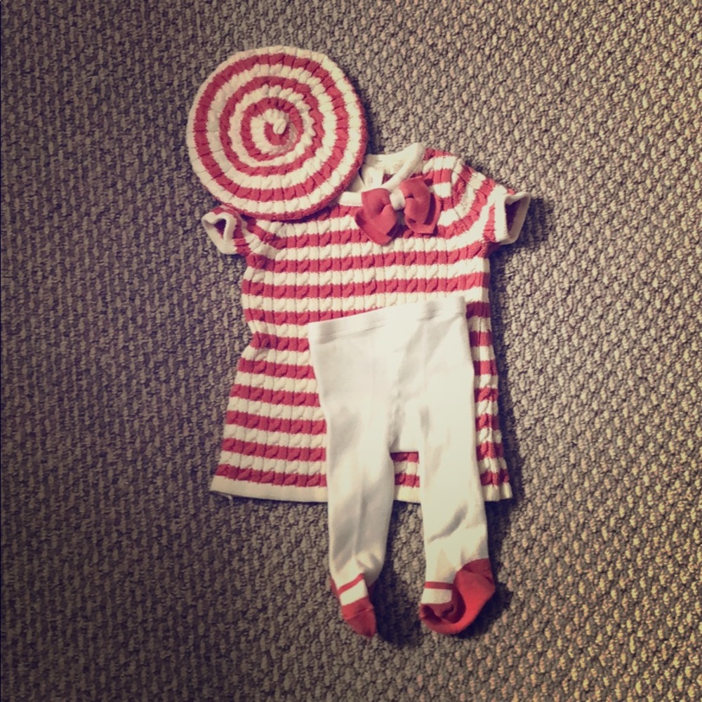 Infant knitted dress